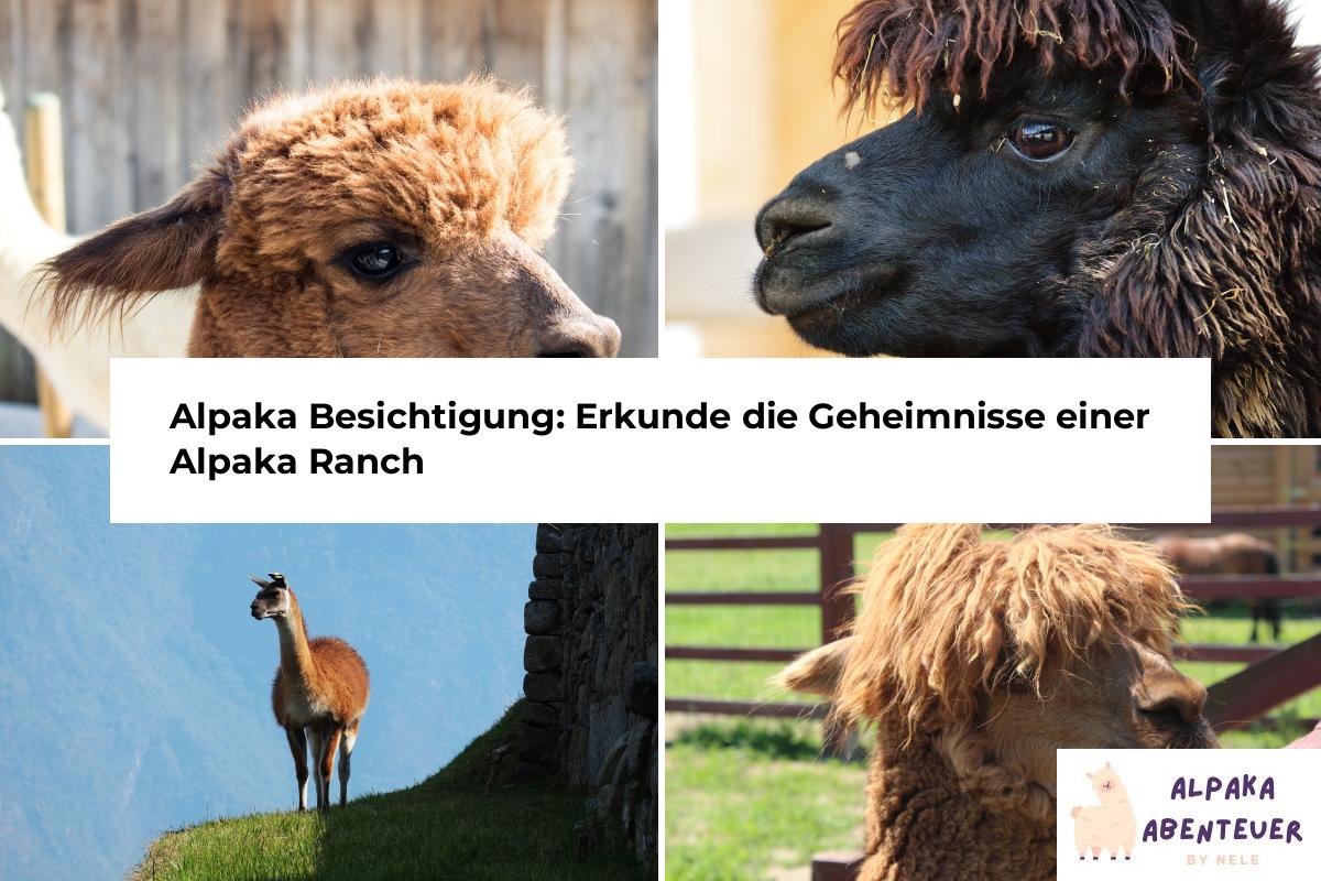 Alpaka Besichtigung: Erkunde die Geheimnisse einer Alpaka Ranch ...